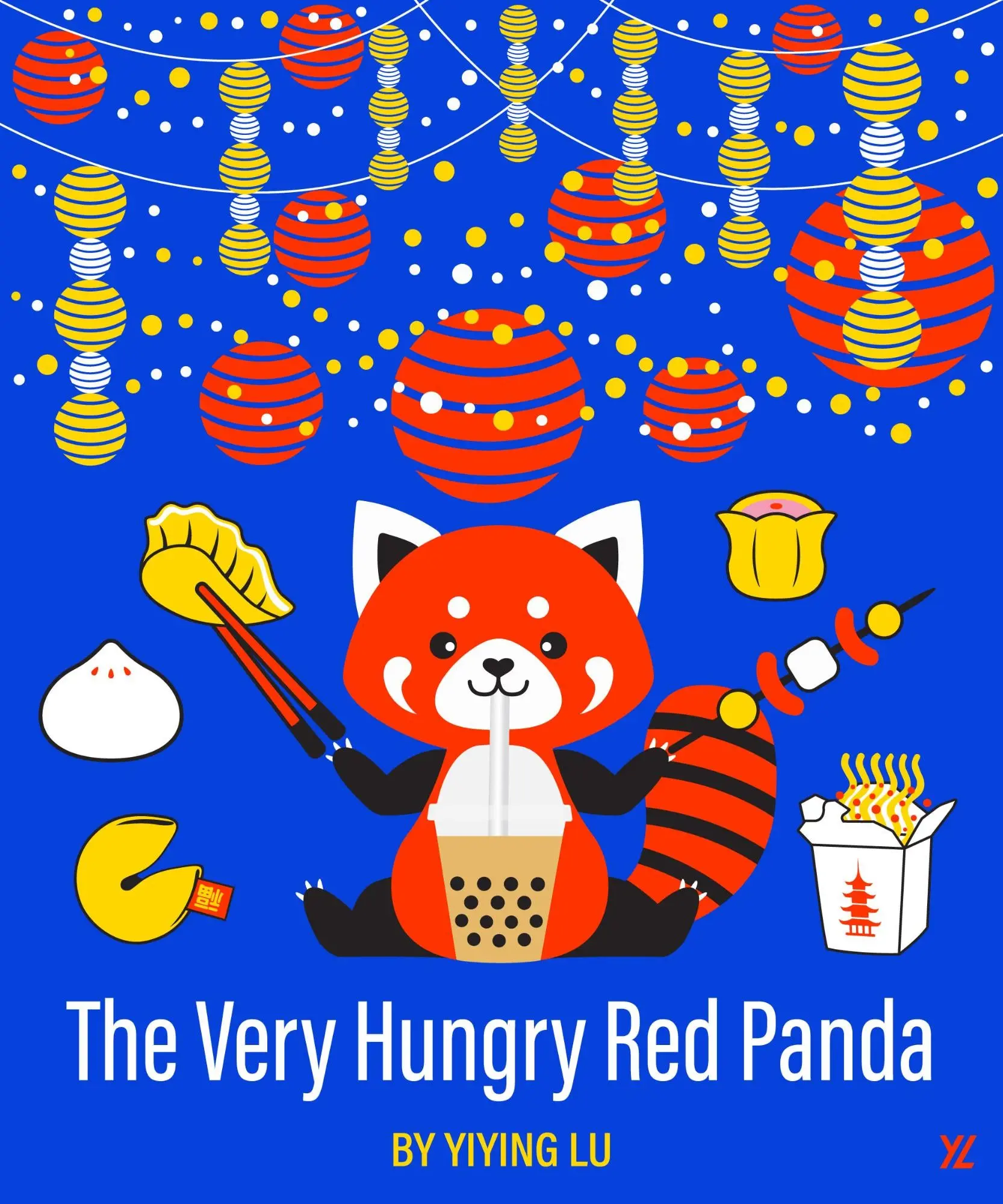 Cover for The Very Hungry Red Panda project, by Yiying Lu. 