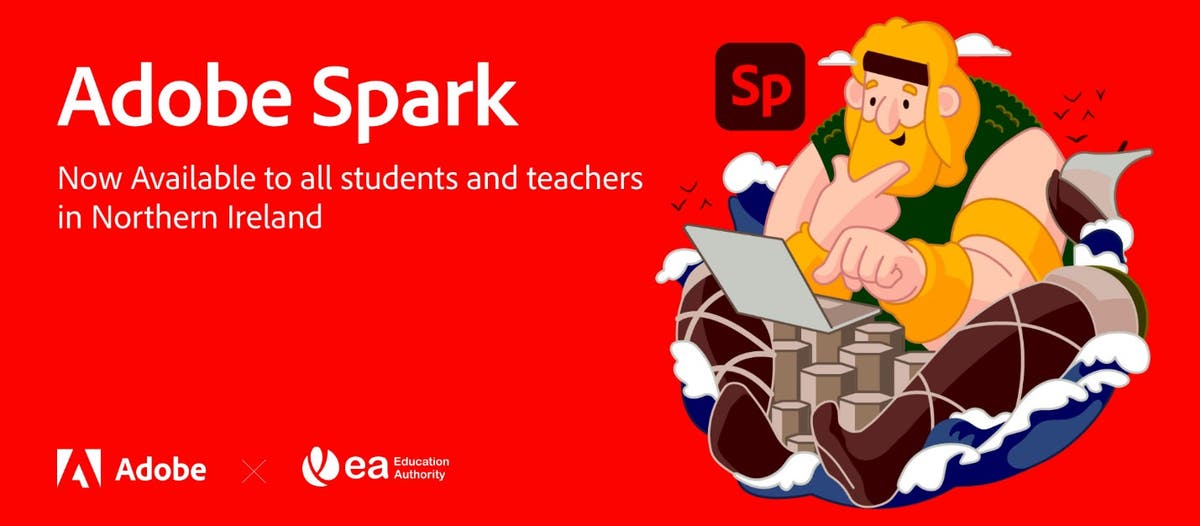 The Education Authority in Northern Ireland aims to advance digital literacy for 390,000 students with Adobe Spark