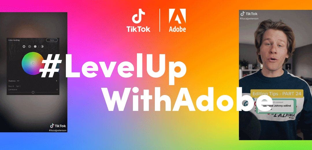 We discover the new skills learnt by TikTok creators as they #LevelUpWithAdobe