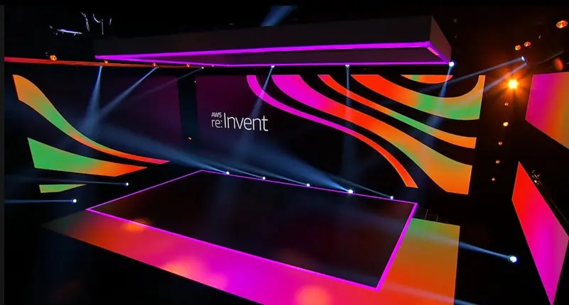 Image of Amazon Web Services re:Invent event.