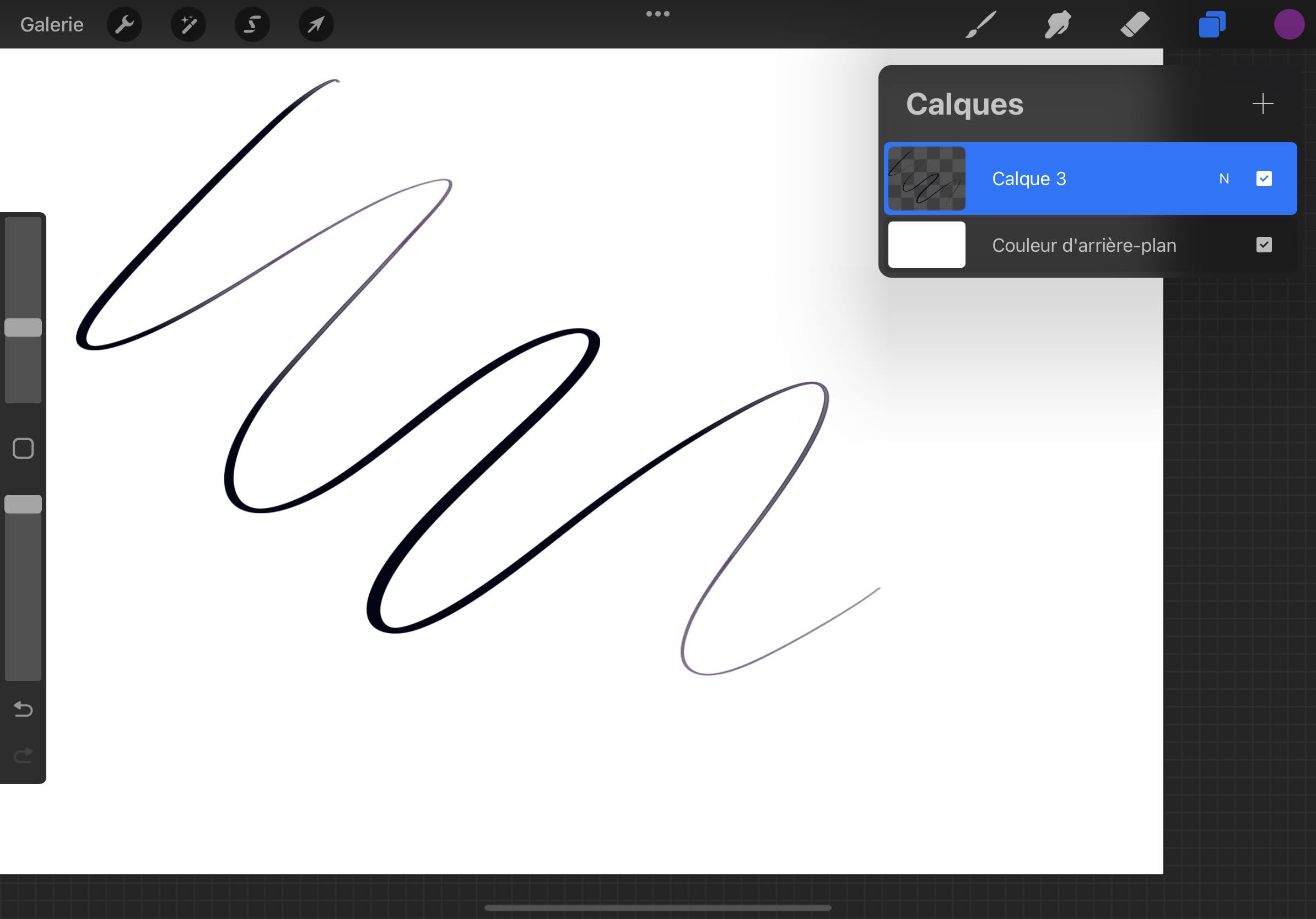How to recolor a line in Procreate?