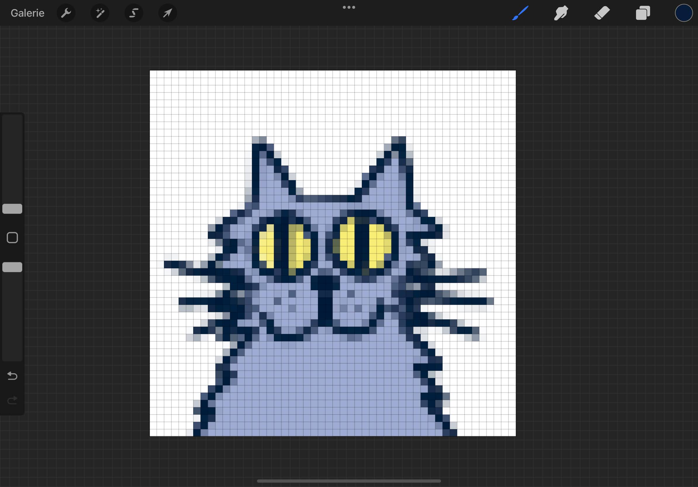 How to make pixel art in Procreate?