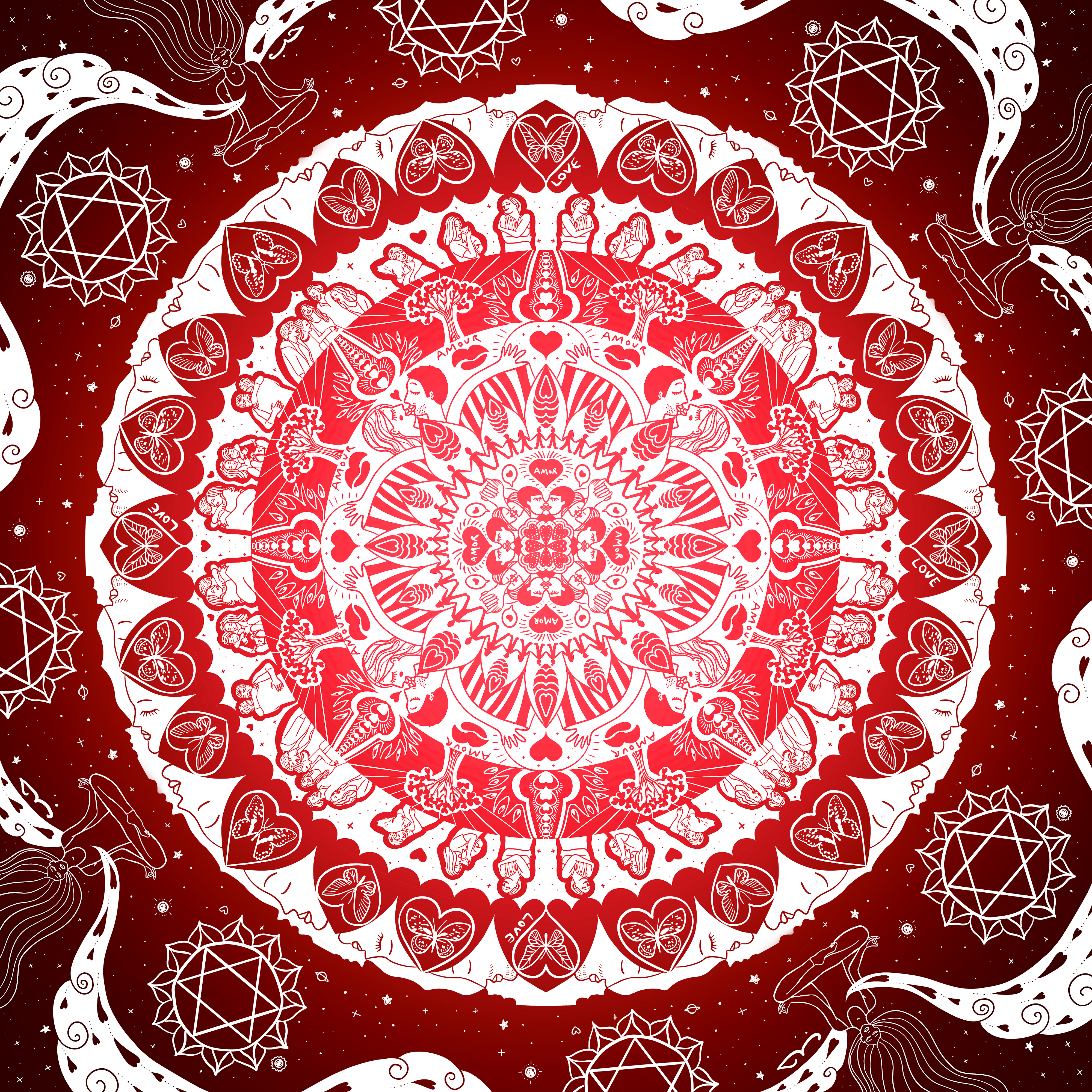 Mandala love in all its forms