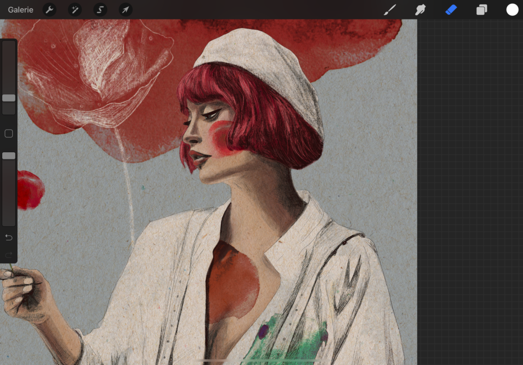 How to make color shadows in Procreate