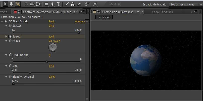 How to build Planet Earth in After Effects