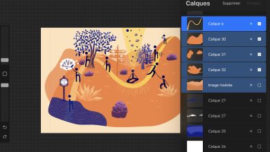How to group layers in Procreate?
